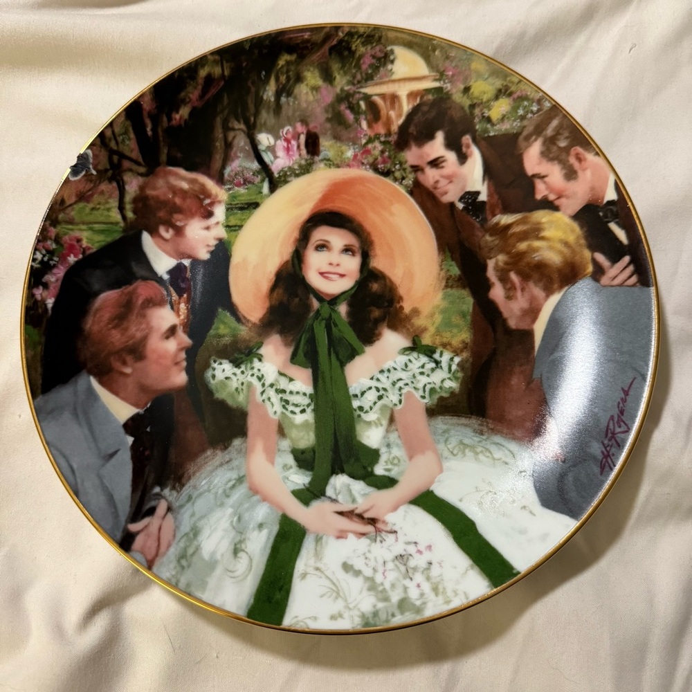 1988 SCARLETT AND HER SUITORS
by Howard Rogers